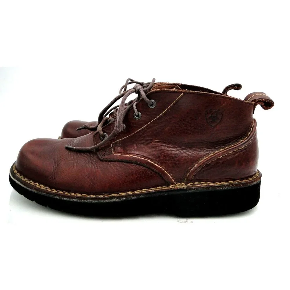 ARIAT  Leather Lace-Up Chukka Boots Men's‎ 10 D